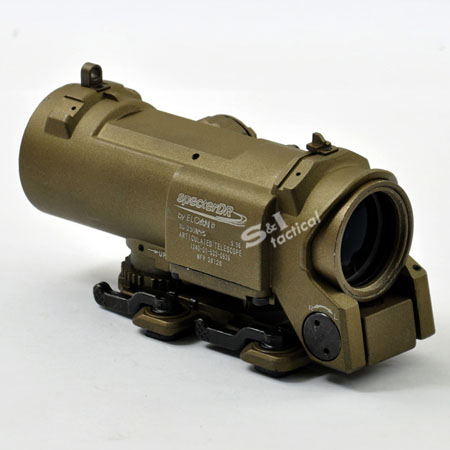 Spector DR 4x Illuminated Mil-Dot Scope Tan